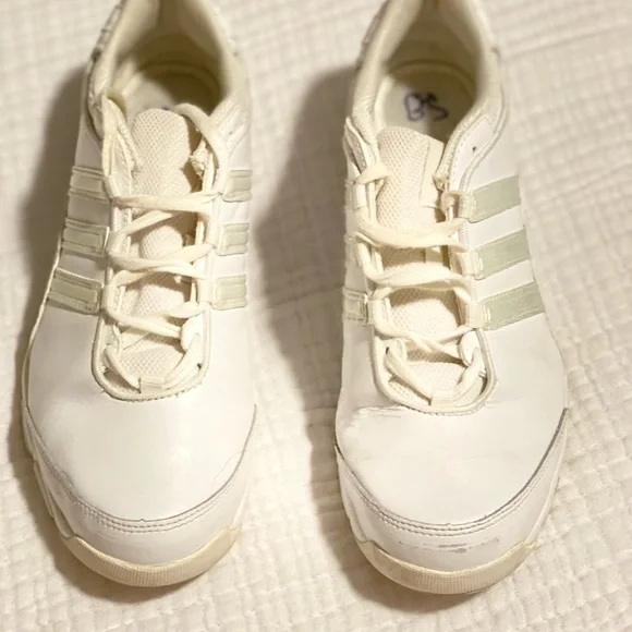 adidas | Shoes | Adidas White Cheer Sneakers | Poshmark